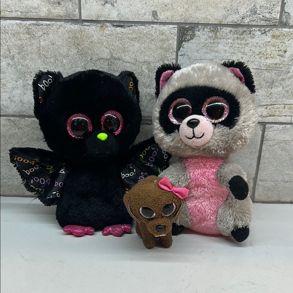 Set of 4 Beanie Boos plus a Gund